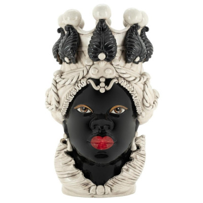 Ваза Vase Moro Lady Black Big