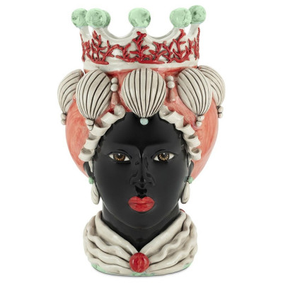 Ваза Vase Moro Lady Coral Green Red