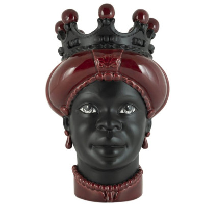 Ваза VASE MORO LADY CROWN DARK burgundy