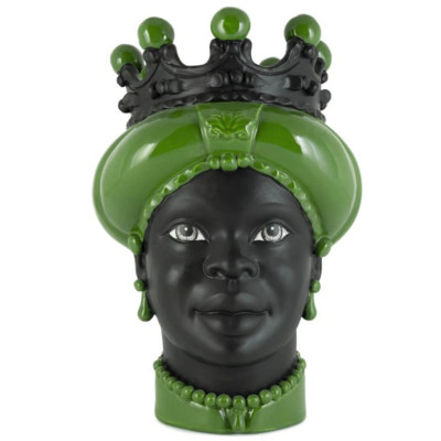 Ваза VASE MORO LADY CROWN DARK light green