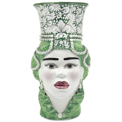 Ваза Vase Moro Lady Giant Ornate Green
