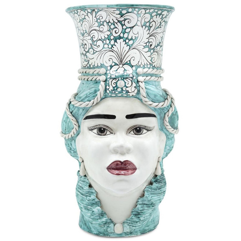 Ваза Vase Moro Lady Giant Ornate Malachite