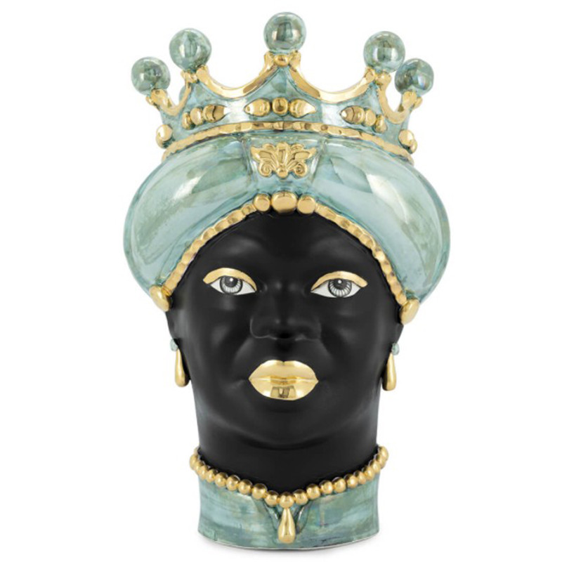 Ваза VASE MORO LADY MED. MOP green