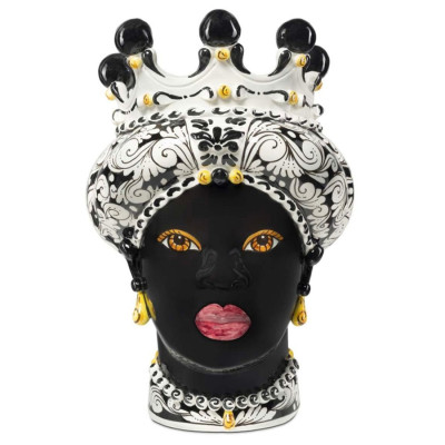 Ваза Vase Moro Lady Ornate Black