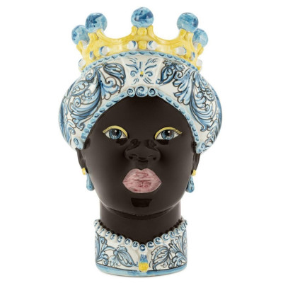 Ваза Vase Moro Lady Ornate Light Blue