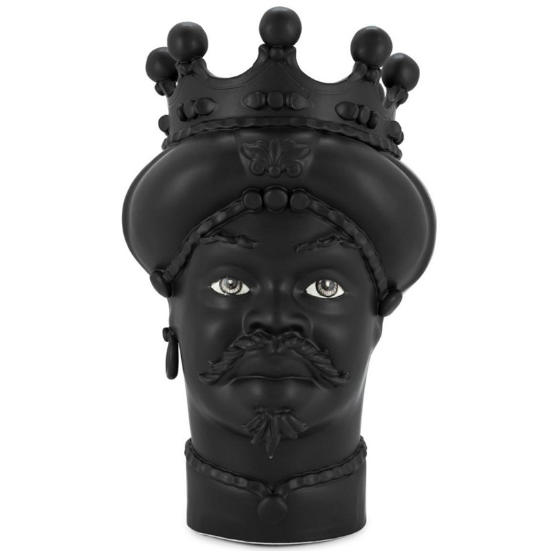 Ваза Vase Moro Man All Black