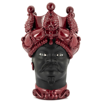 Ваза Vase Moro Man Baroque Burgundy