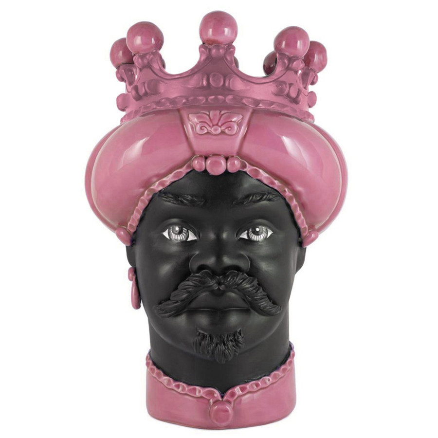 Ваза Vase Moro Man Crown Dark Pink