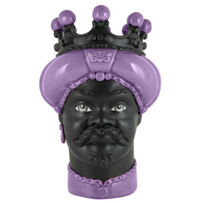 Ваза Vase Moro Man Crown Dark Violet