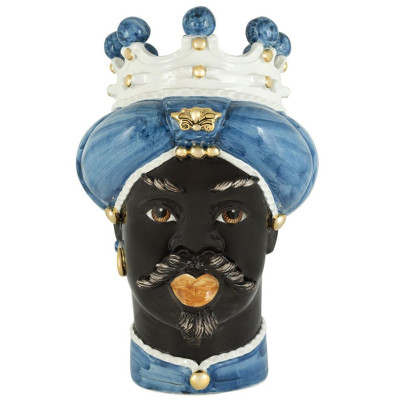 Ваза Vase Moro Man Medium New Blue