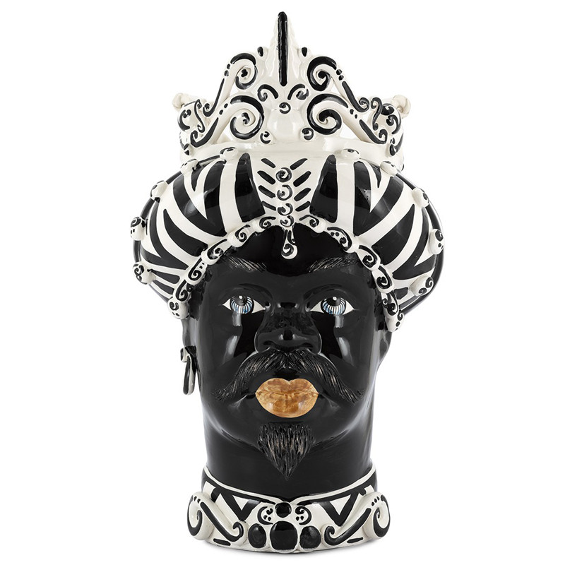 Ваза VASE MORO MAN MEDIUM zebra