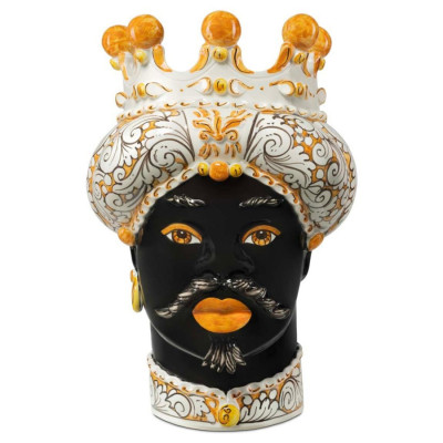 Ваза Vase Moro Man Ornate Orange