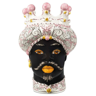Ваза Vase Moro Man Ornate Pink