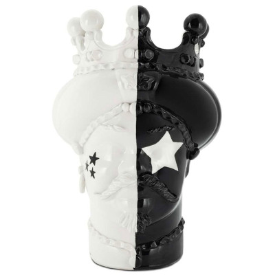 Ваза Vase Moro Man Star Black White