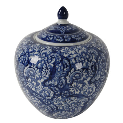 Ваза White and Blue Pattern Vase