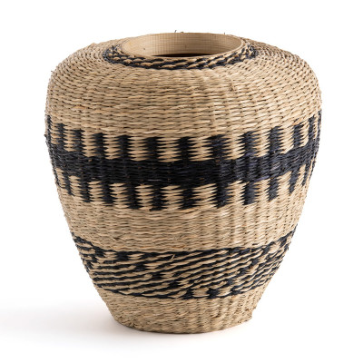 Ваза Wicker Vase with Bamboo and Herbarium