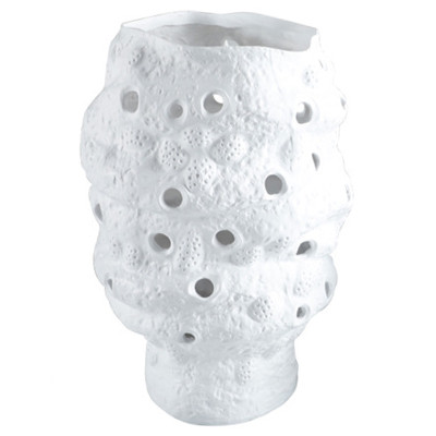 Ваза белая Rie White Vase M