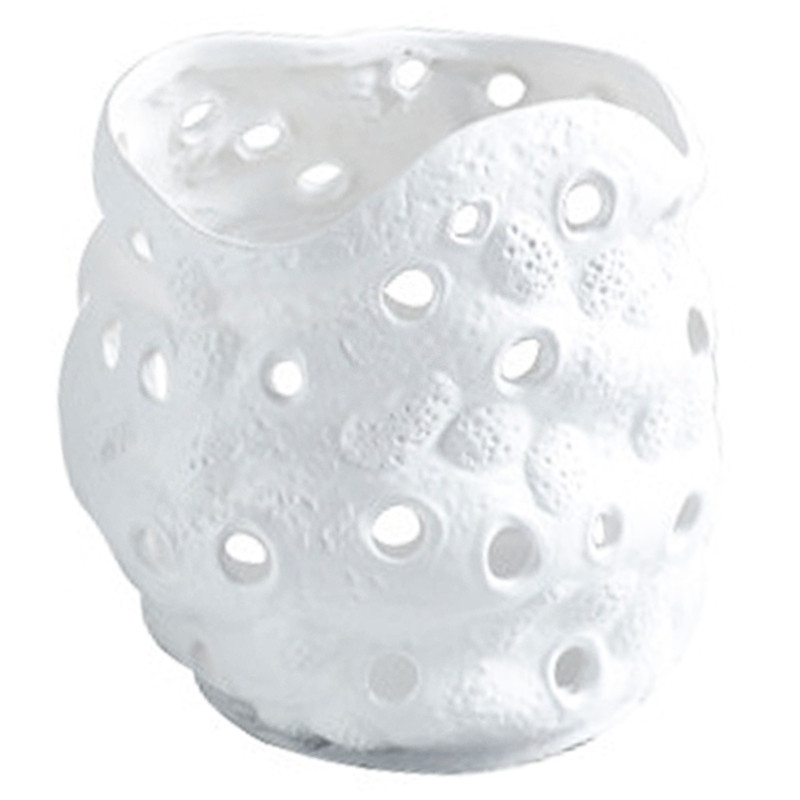 Ваза белая Rie White Vase S