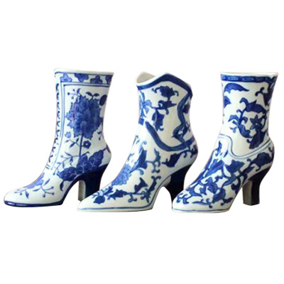 Ваза декоративная Oriental Blue Boot Vase
