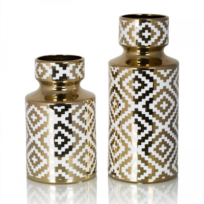 Ваза из керамики Gold Deco