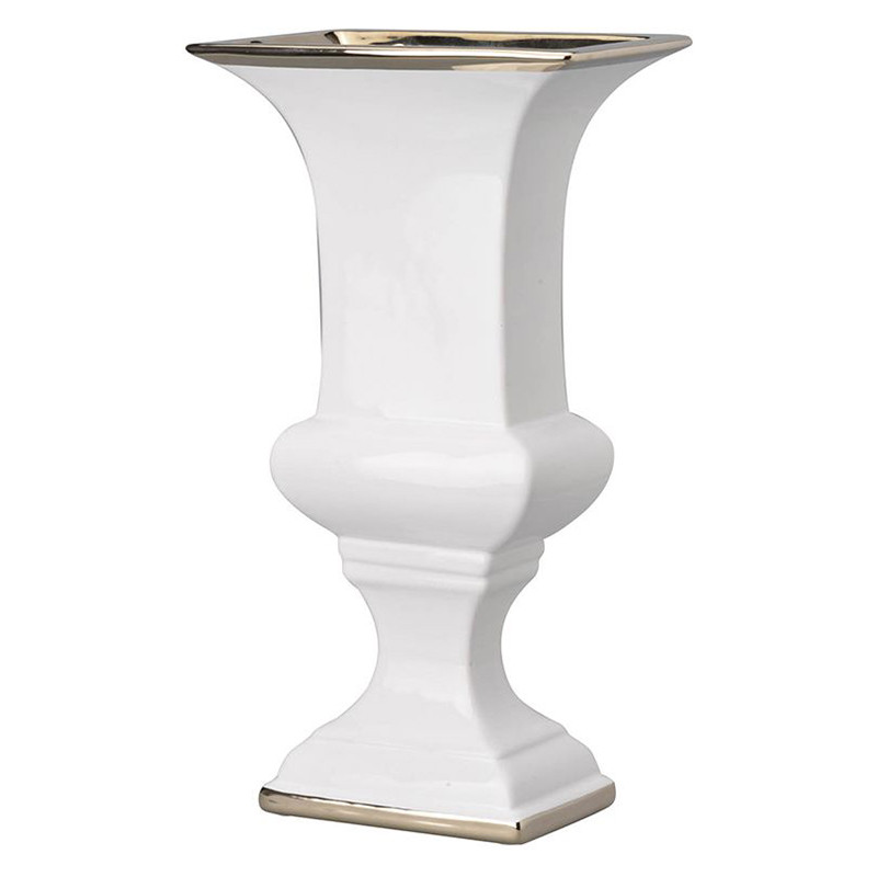 Ваза керамическая белая Sheila