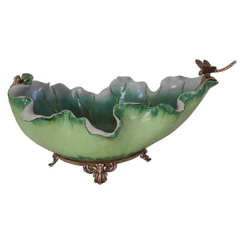 Ваза настольная фарфоровая с фигурками Julia