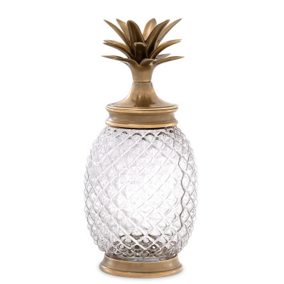 Ваза с крышкой Eichholtz Jar Hayworth brass
