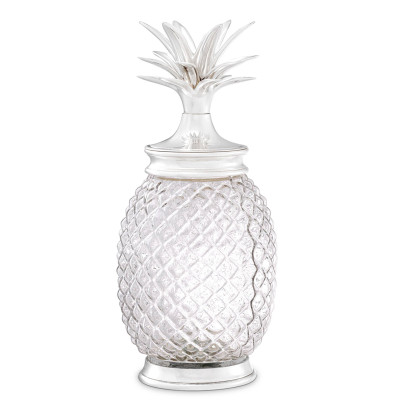 Ваза с крышкой Eichholtz Jar Hayworth silver