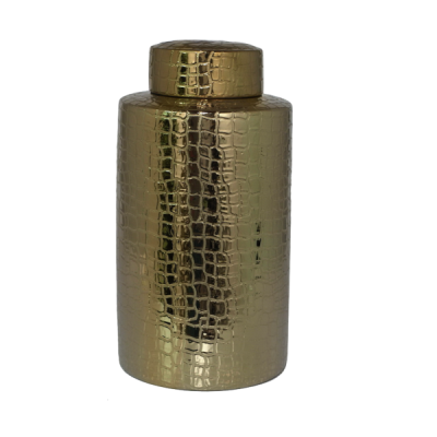 Ваза с крышкой Gold Snake