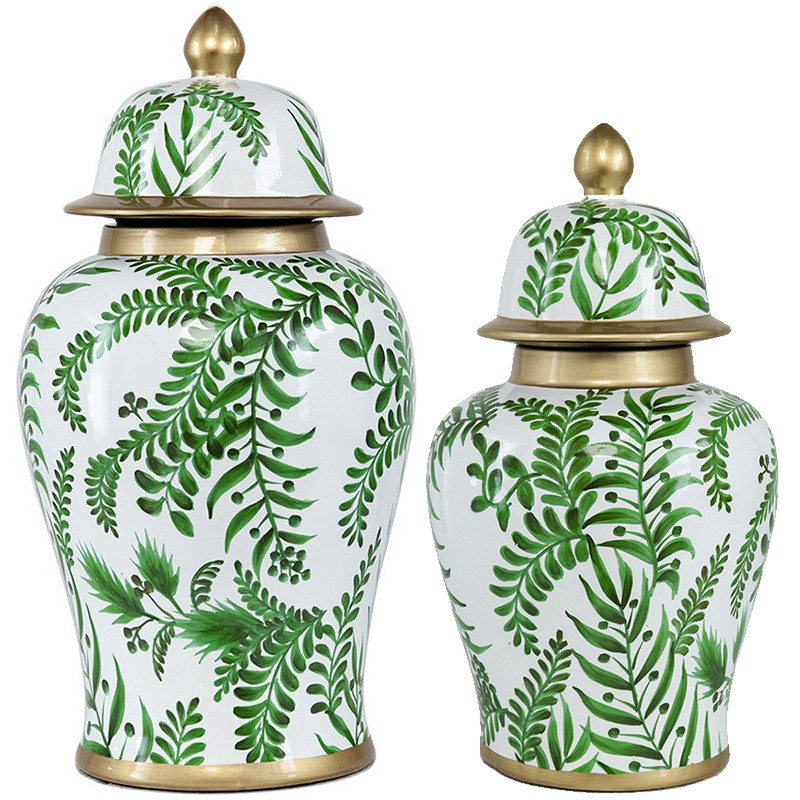 Ваза с крышкой Green Plant Vase