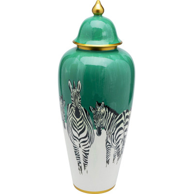 Ваза с крышкой Green Zebra