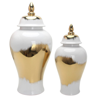 Ваза с крышкой White Gold Spot Vase