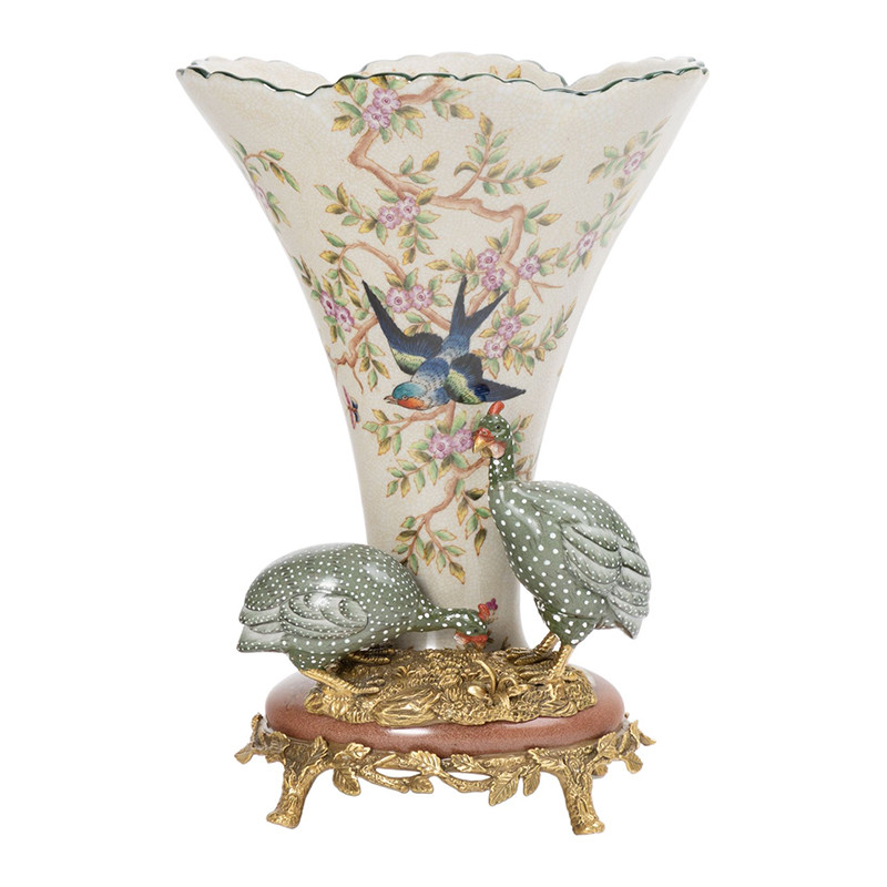 Ваза с фигурками птиц с принтом ласточки Birds