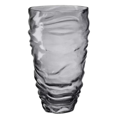 Ваза стеклянная фактурная Crumpled Vase 25,3 см