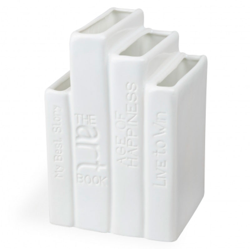 Ваза Стопка книг 4 отверстие