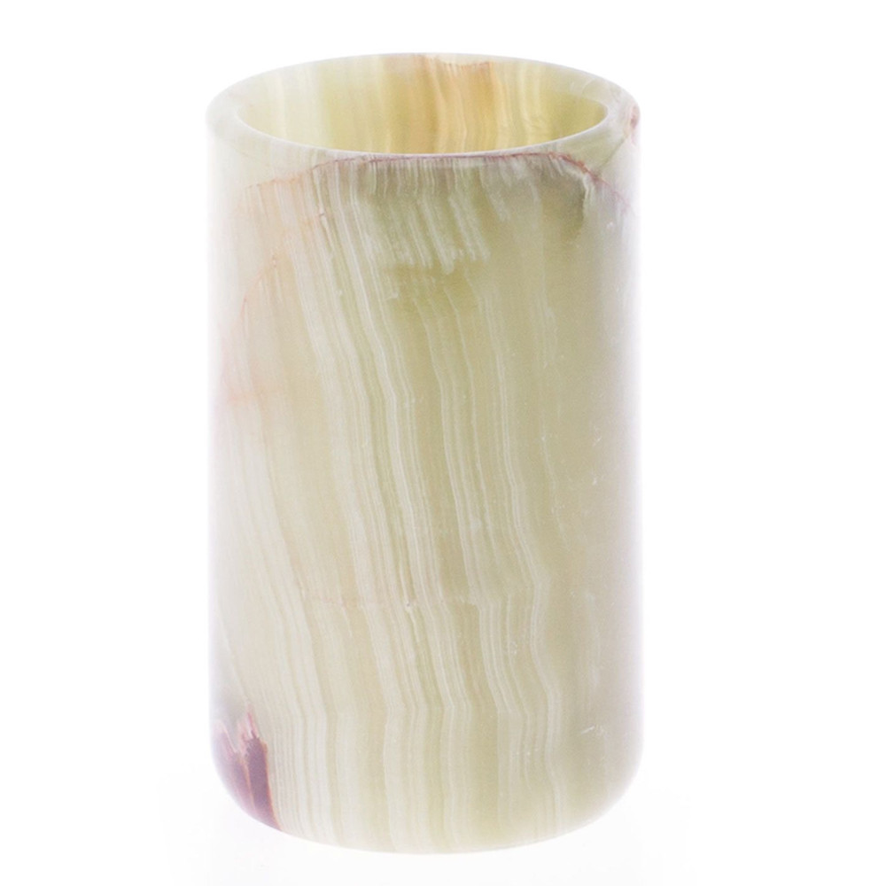 Ваза цилиндрической формы из натурального оникса Stone Vase