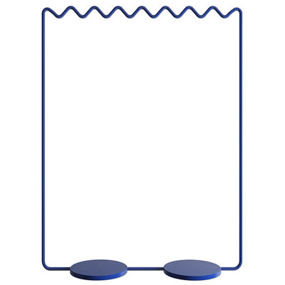 Вешалка Wave-shaped Hanger Rack Blue L