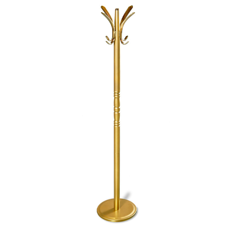 Вешалка золотого цвета с 4-мя крючками из пластика Curves Hangers