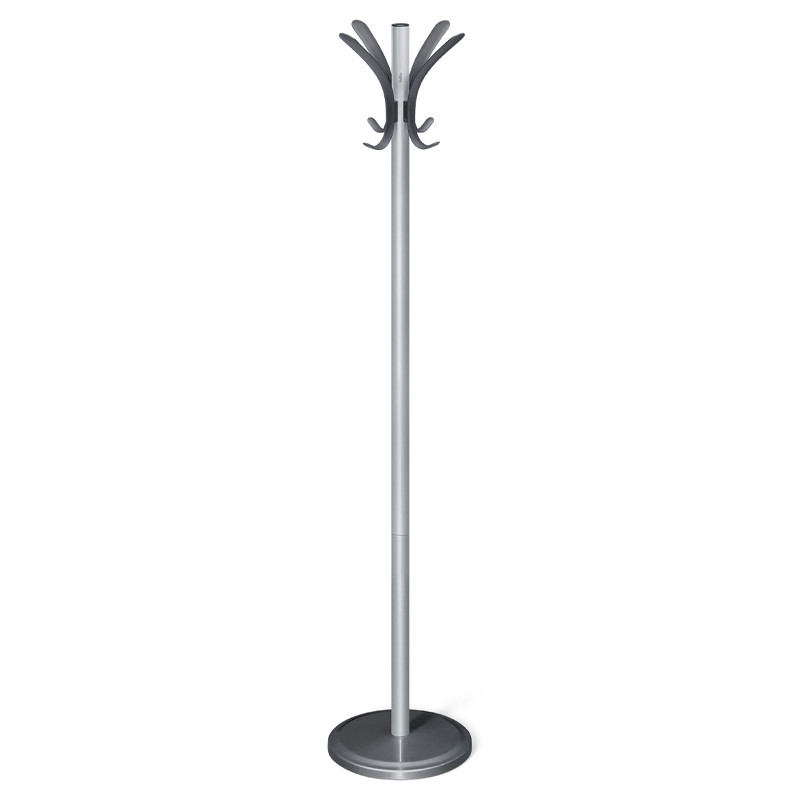 Вешалка серого цвета с 4-мя крючками из пластика Curves Hangers