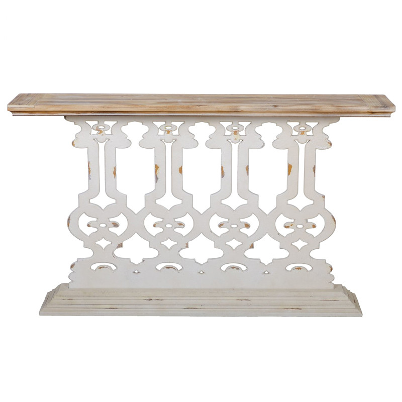Винтажная пристенная консоль Aged Wood