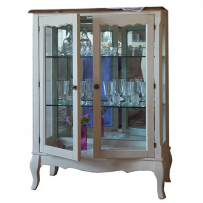 Витрина низкая двухдверная из массива берёзы Interior's Romance