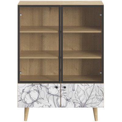 Витрина с изображением на дверцах Elise Cupboard