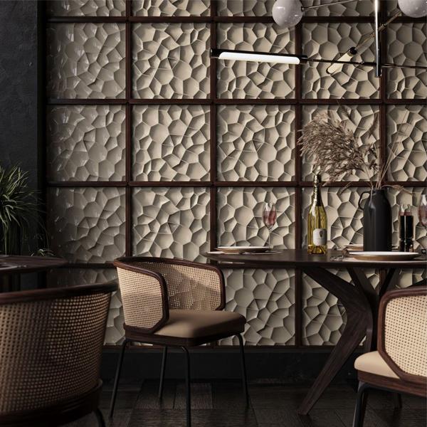 Гипсовая 3D панель с принтографией PM-13