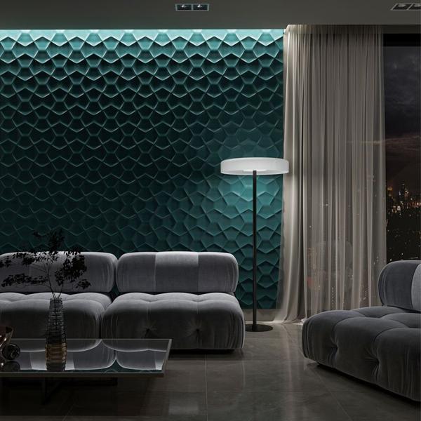 Гипсовая 3D панель с принтографией PM-17