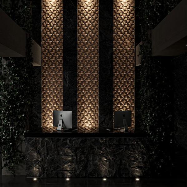 Гипсовая 3D панель с принтографией PM-43