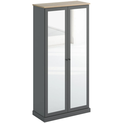 Двухдверный шкаф с зеркальными дверцами Percent Closet