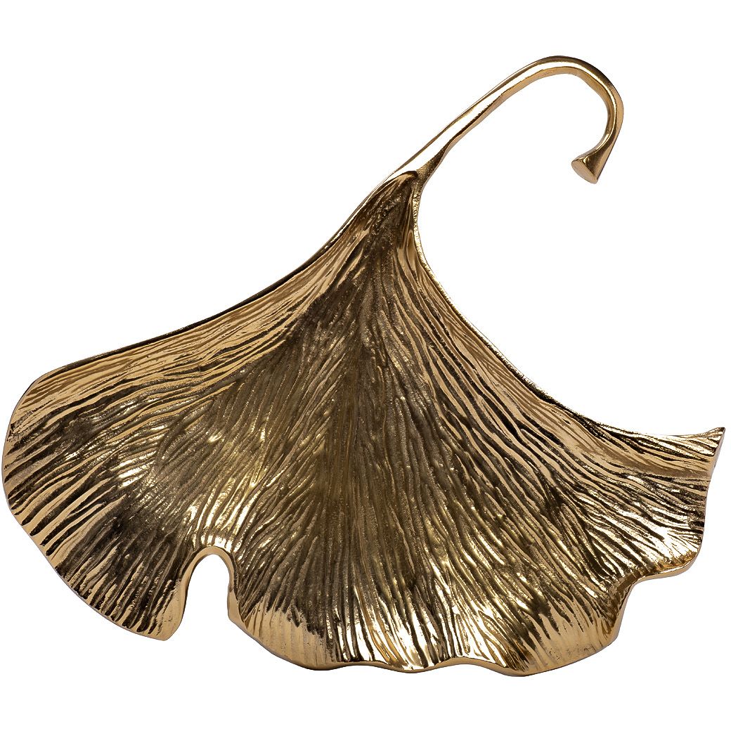 Декор на стену A huge golden leaf