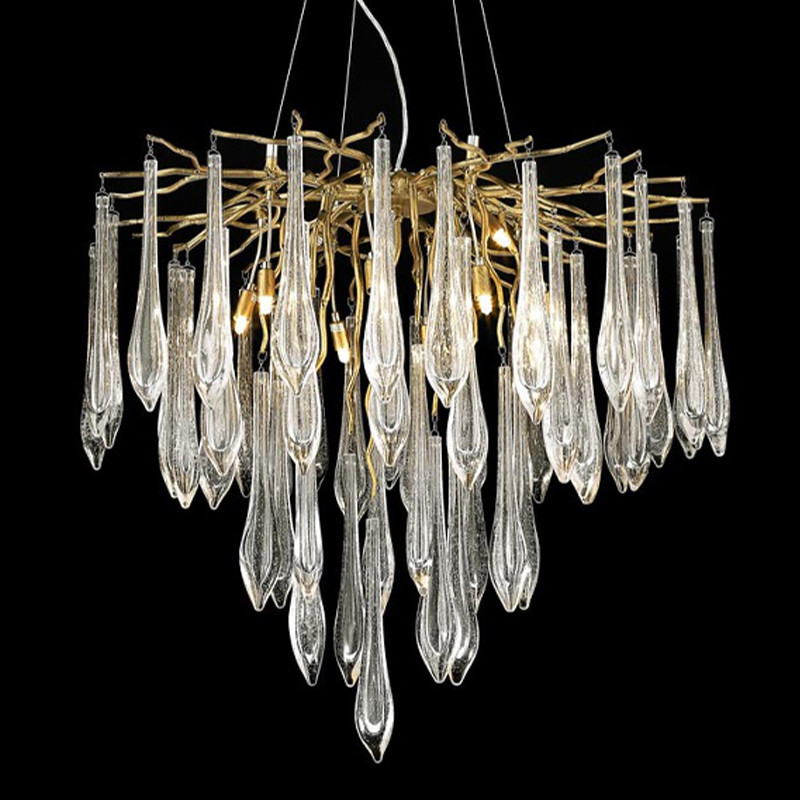 Декоративная люстра Frozen drop Бронза