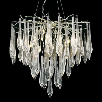 Декоративная люстра Frozen drop Никель