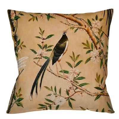 Декоративная подушка Beige and Green Chinoiserie 1